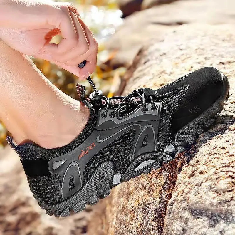 Herren Sommer Mesh Wanderschuhe – Leicht, atmungsaktiv, schnelltrocknend