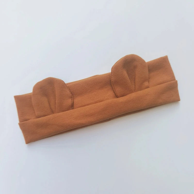 Baby Haarband mit Bärenohr – Elastisches Stirnband Unisex (2–24 Monate)