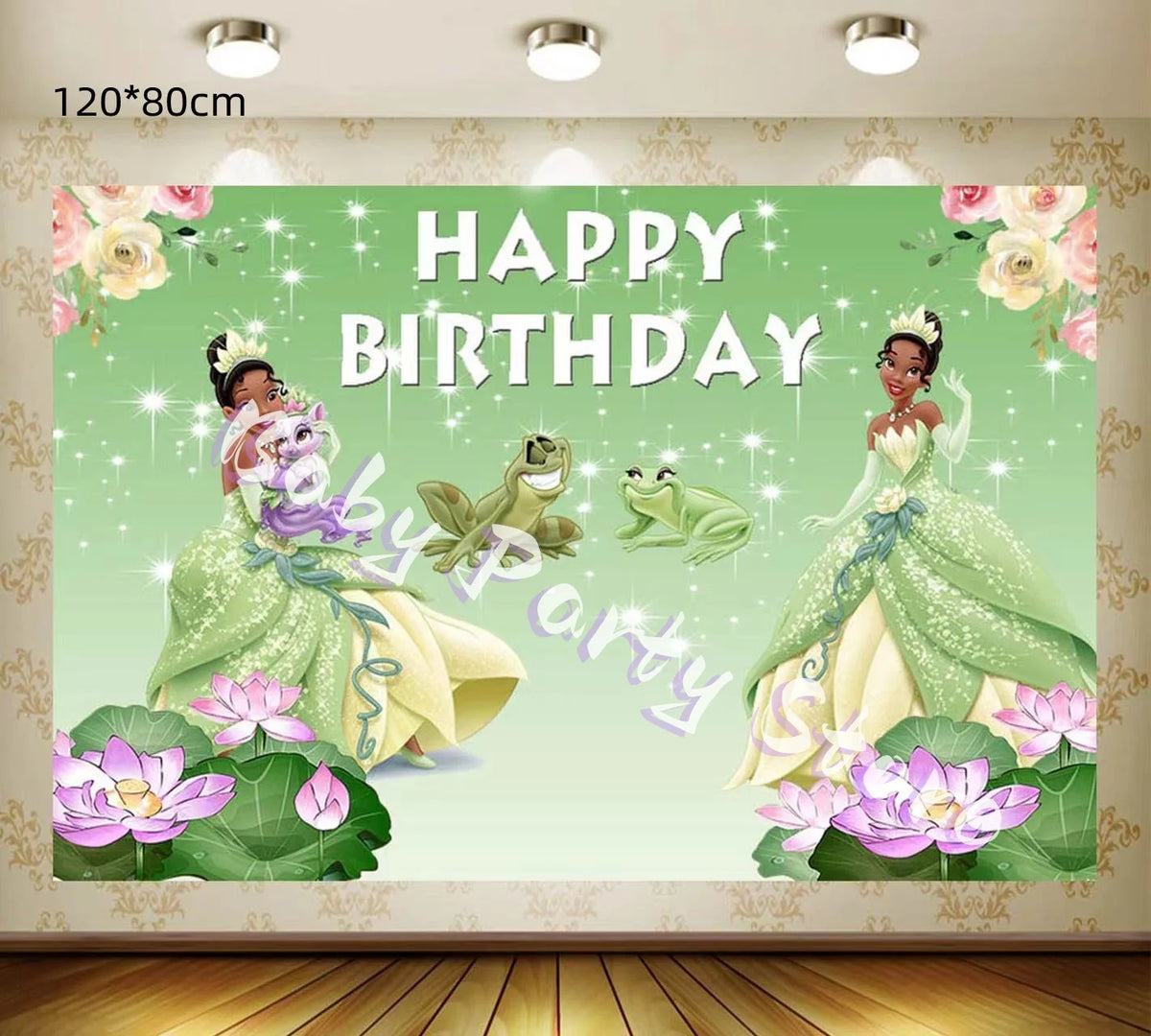 Frosch-Prinzessin Tiana Party-Set – Einweggeschirr für Kindergeburtstag