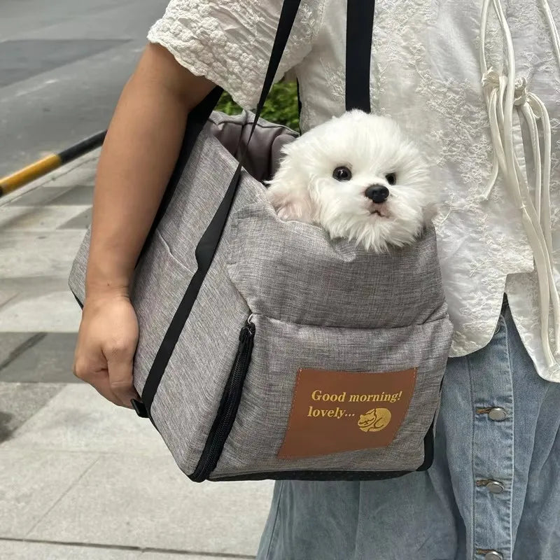 Hunde-Autositz & Transporttasche – Weiche Reisebox für kleine Hunde & Katzen
