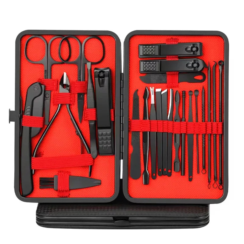 Nagelknipser Set – Maniküre & Pediküre Werkzeug-Set aus Edelstahl, 4–24 teilig