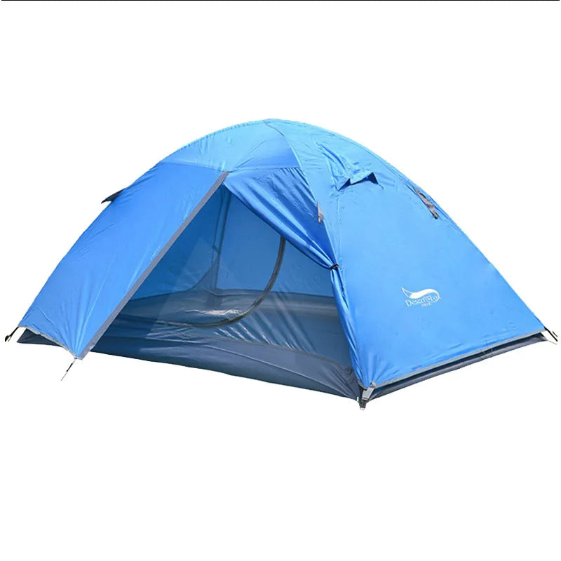 Doppelstock-Campingzelt für Mehrere Personen – Outdoor Zelt mit Regen- & Sonnenschutz
