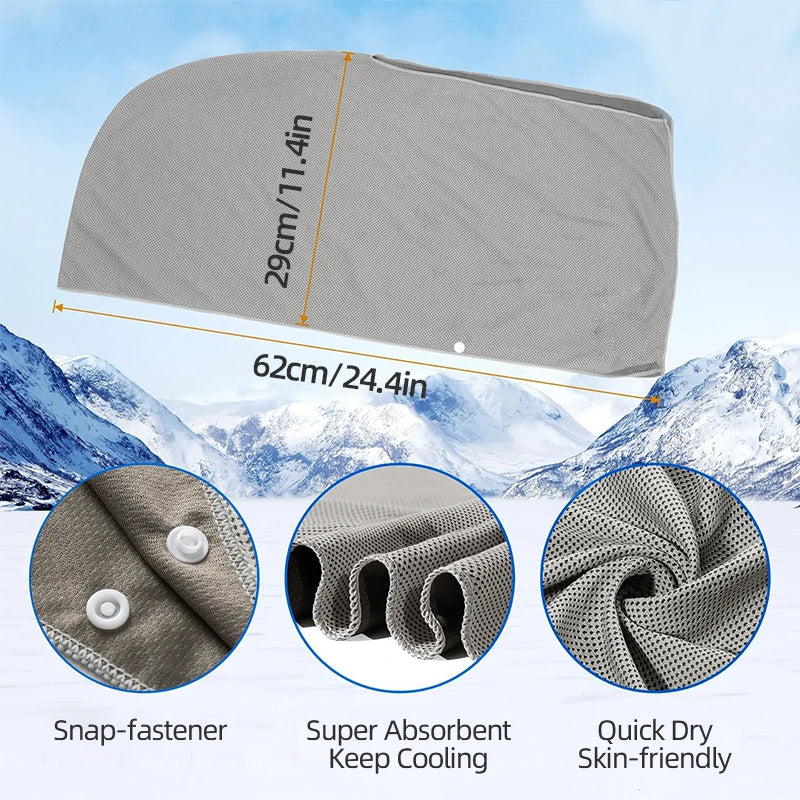 Cooling Hoodie Handtuch - Kühlendes Handtuch mit Kapuze