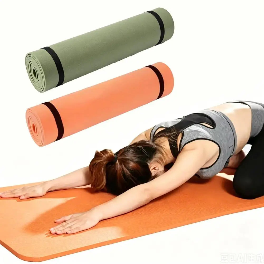 Yogamatte 183x50 cm – rutschfest, faltbar & vielseitig