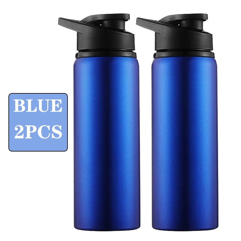 Aluminium-Trinkflasche 600 ml – Auslaufsichere Sportflasche für Outdoor & Reise