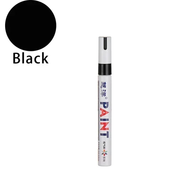 Wasserfester Lackmarker – Permanent, für Reifen, Metall, Glas, Holz & mehr | 12 Farben