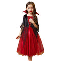 Halloween Kostüm Mädchen – Geisterbraut Mesh-Kleid mit Zubehör (110–160 cm)