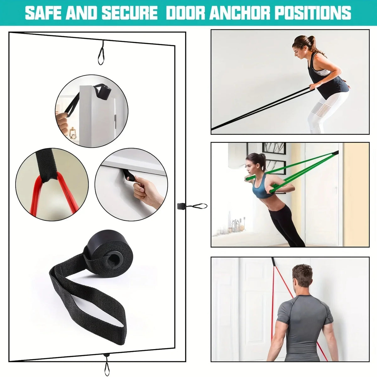 Latex Widerstandsband – 208 cm, für Kraft, Dehnung & Mobility