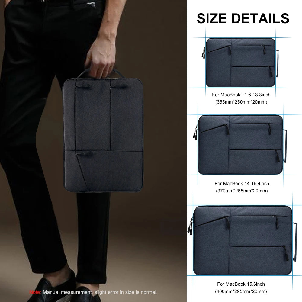 Laptop-Hülle & Sleeve 12–16 Zoll – Wasserabweisend, für MacBook, Lenovo, ASUS, Dell & mehr
