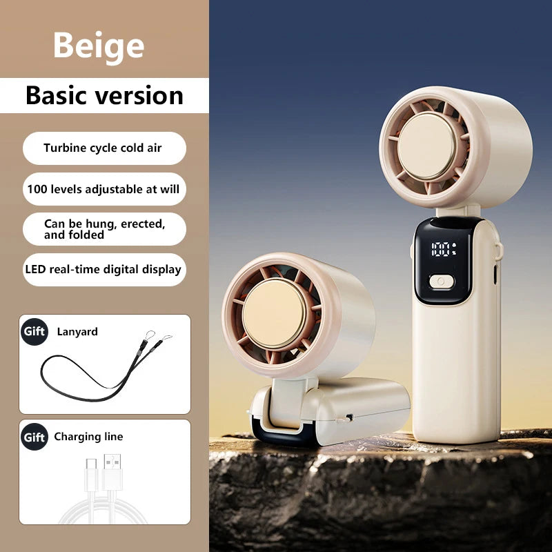 Lenovo Ice Cooling Fan – Tragbarer Turbo-Ventilator mit 100 Stufen