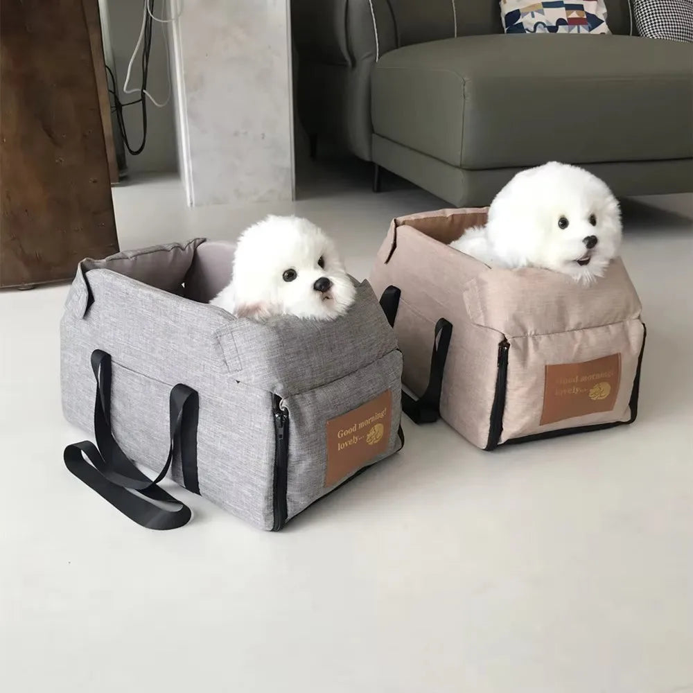 Hunde-Autositz & Transporttasche – Weiche Reisebox für kleine Hunde & Katzen