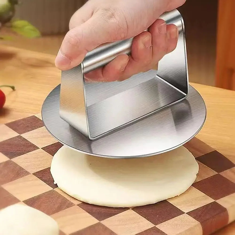 Edelstahl-Burgerpresse – Perfekte Burger & Fleischpastetchen leicht gemacht