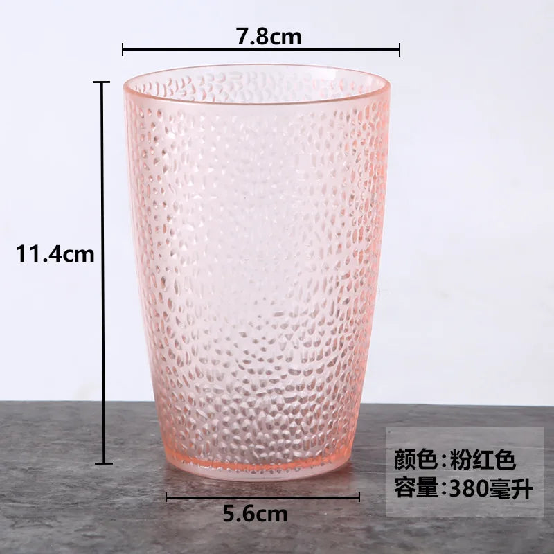 Gefrosteter Kunststoffbecher – Bruchsicher & Hitzeresistent | 220ml / 290ml / 380ml