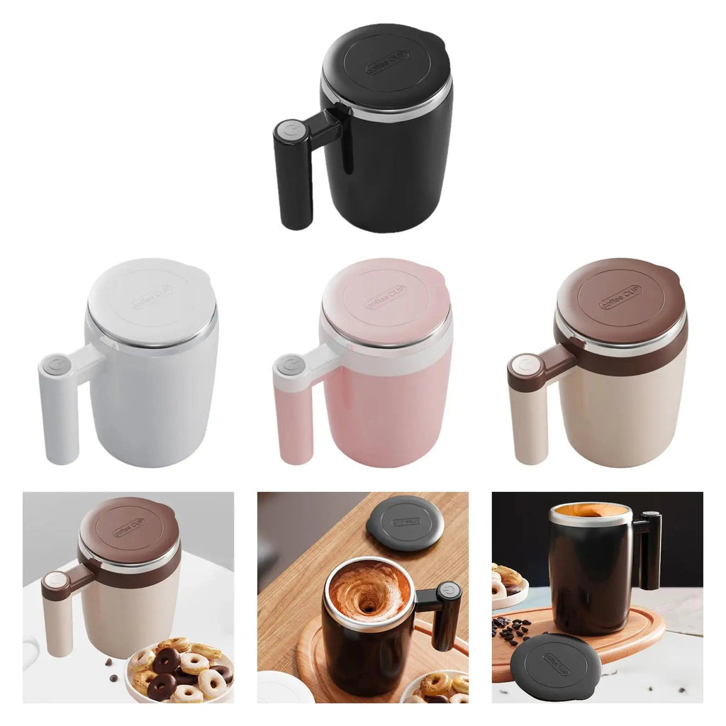 Selbstrührender Kaffeebecher 400ml – Elektrisch, USB-C, mit Deckel