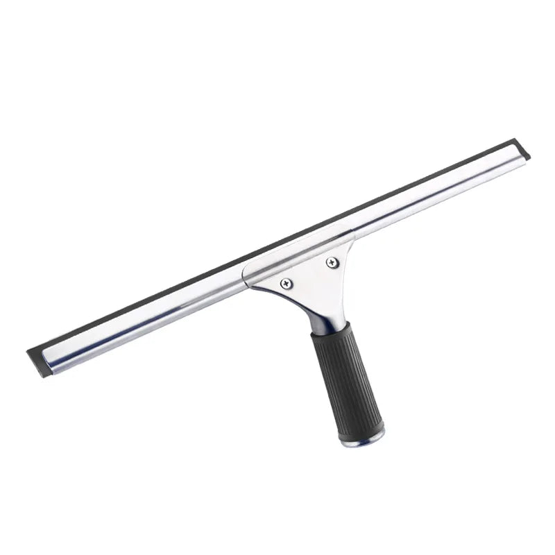 Glasabzieher aus Edelstahl & Gummi – Fenster, Dusche, Auto & Küche (15–45 cm)