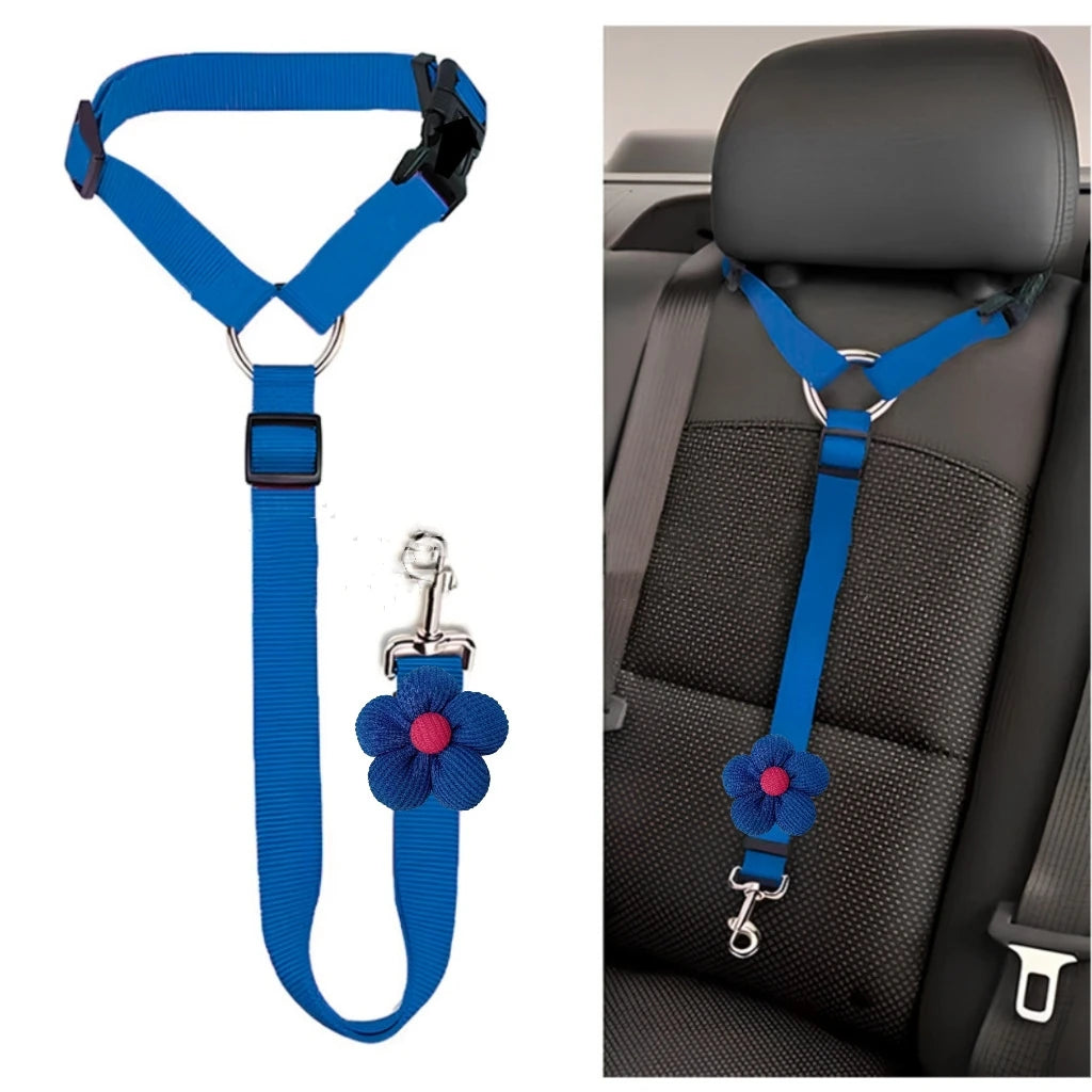 Hunde-Sicherheitsgurt fürs Auto – Verstellbare Nylon-Sicherheitsleine für Hunde