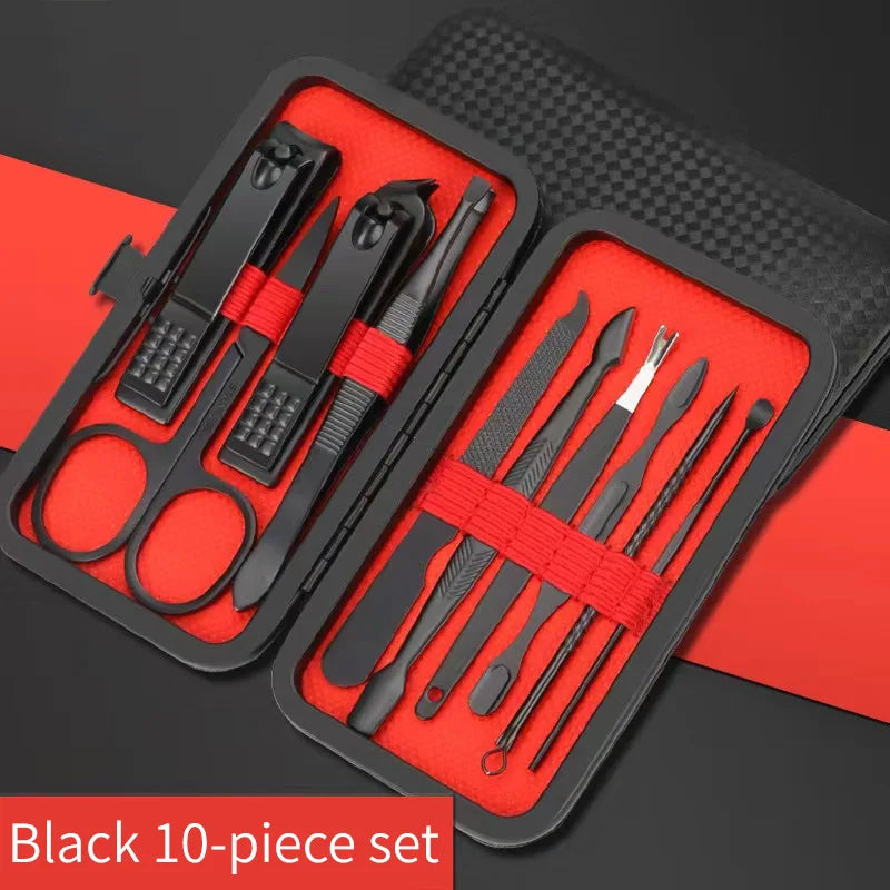 Nagelknipser Set – Maniküre & Pediküre Werkzeug-Set aus Edelstahl, 4–24 teilig