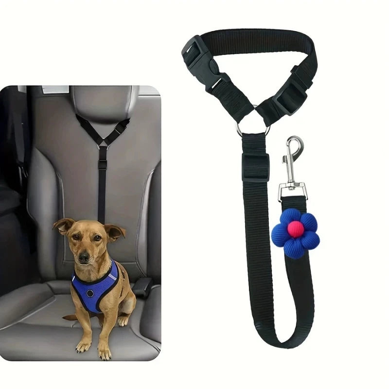 Hunde-Sicherheitsgurt fürs Auto – Verstellbare Nylon-Sicherheitsleine für Hunde