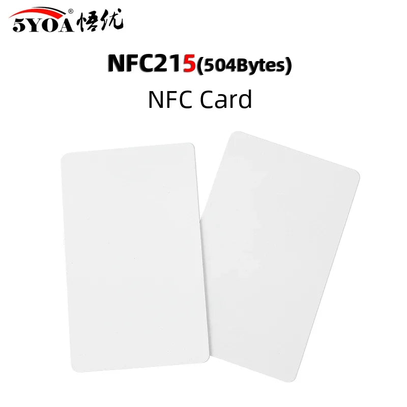 NFC NTAG215 Karten & Sticker – 13,56 MHz, 504 Bytes, für iOS Shortcuts, Huawei Share & mehr