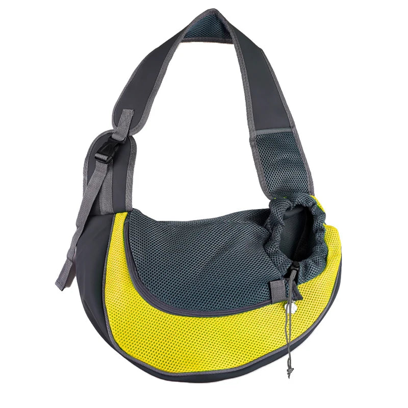 Haustier Tragetasche – Atmungsaktive Schultertasche für Hunde & Katzen
