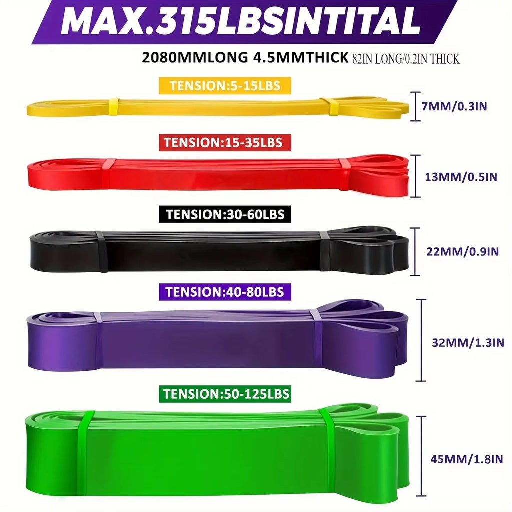 Latex Widerstandsband – 208 cm, für Kraft, Dehnung & Mobility