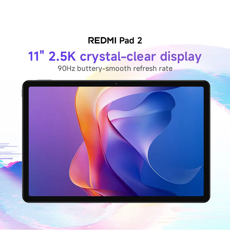 Xiaomi Redmi Pad 2 Global – 11" 2,5K 90Hz, MediaTek Helio G100-Ultra, 8GB/256GB, 9000mAh, HyperOS 2