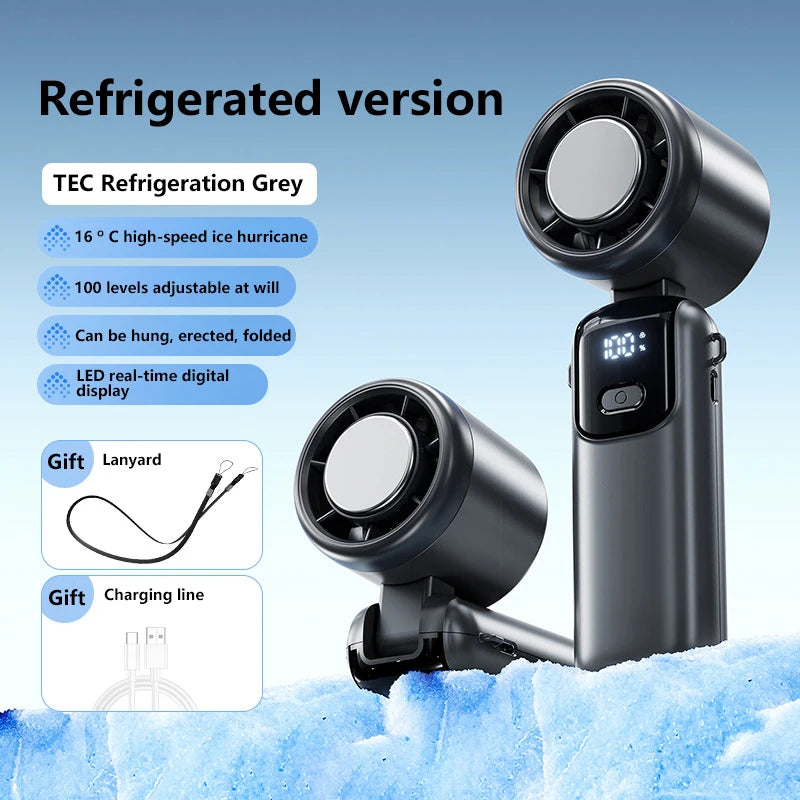 Lenovo Ice Cooling Fan – Tragbarer Turbo-Ventilator mit 100 Stufen