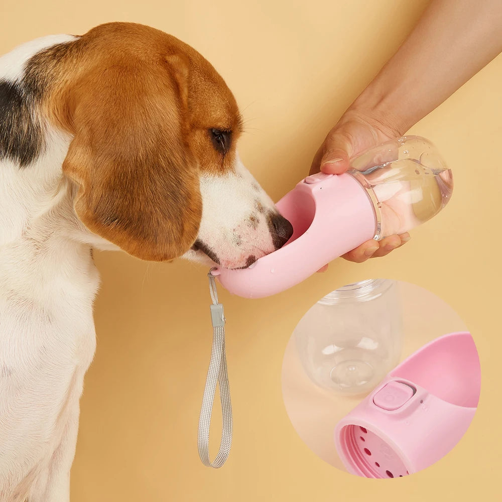 Portable Hundetrinkflasche – Auslaufsicher für Hunde & Katzen