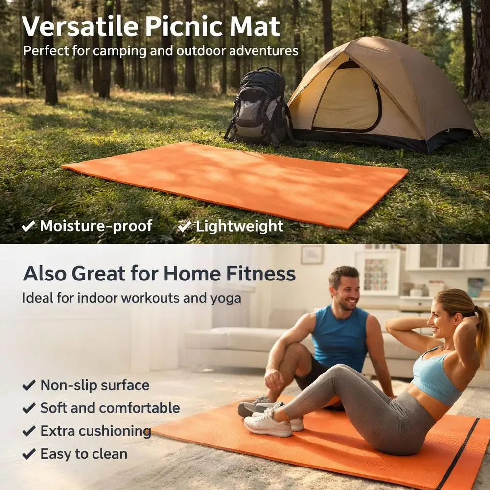 Yogamatte 183x50 cm – rutschfest, faltbar & vielseitig