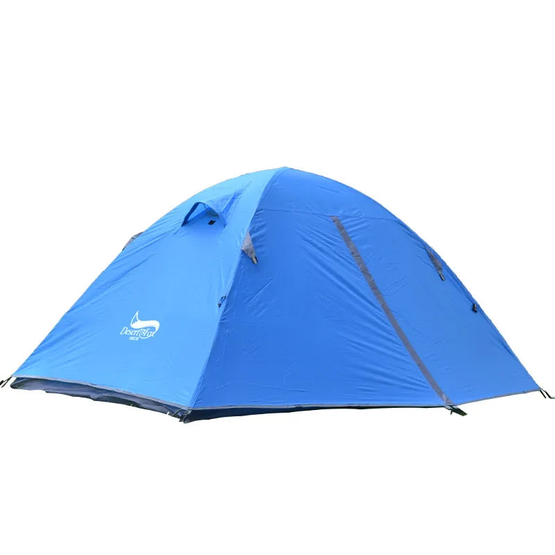 Doppelstock-Campingzelt für Mehrere Personen – Outdoor Zelt mit Regen- & Sonnenschutz