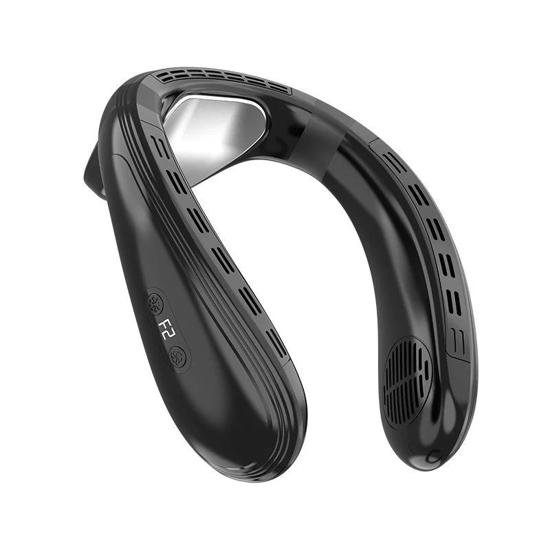 Tragbarer Nackenlüfter – Klingenloses Wearable-Kühlgerät (USB aufladbar)
