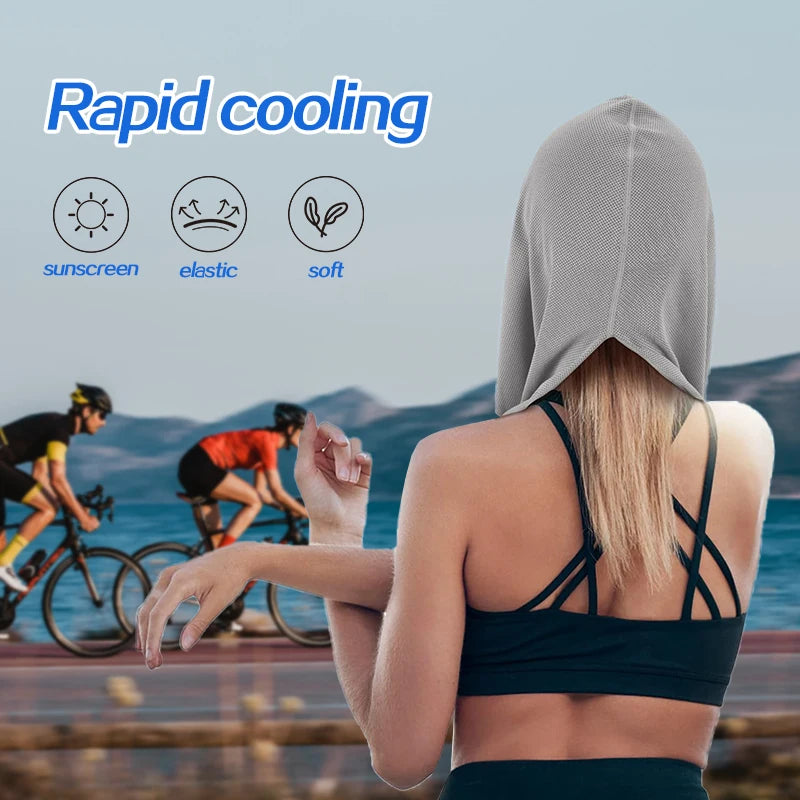 Cooling Hoodie Handtuch - Kühlendes Handtuch mit Kapuze