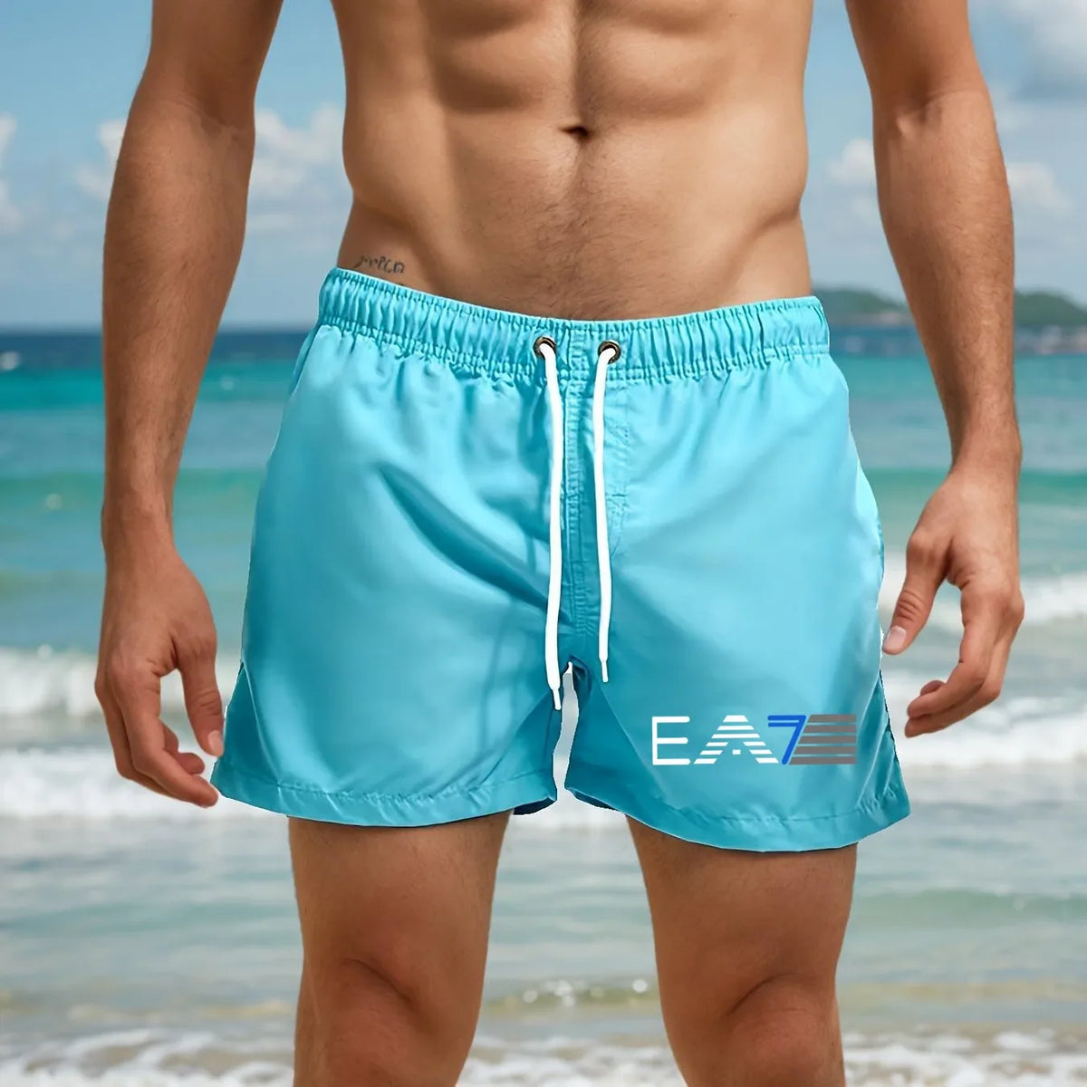 Herren Badeshorts – Leicht, Bedruckt & Schnelltrocknend