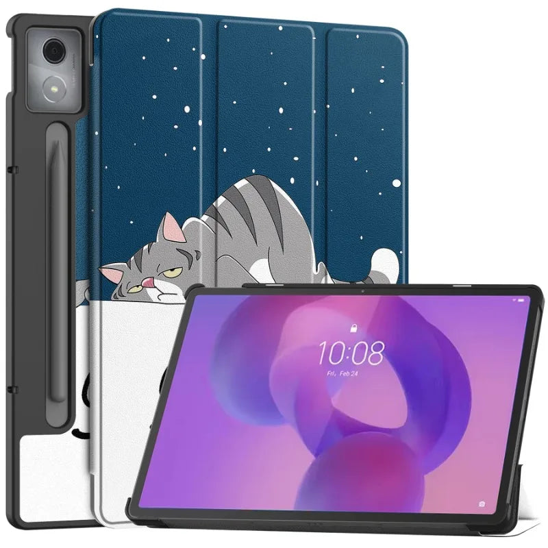 Tablet-Hülle für Lenovo Idea Tab Pro 12.7 (2025) – Magnetisches PU-Leder Smart Case