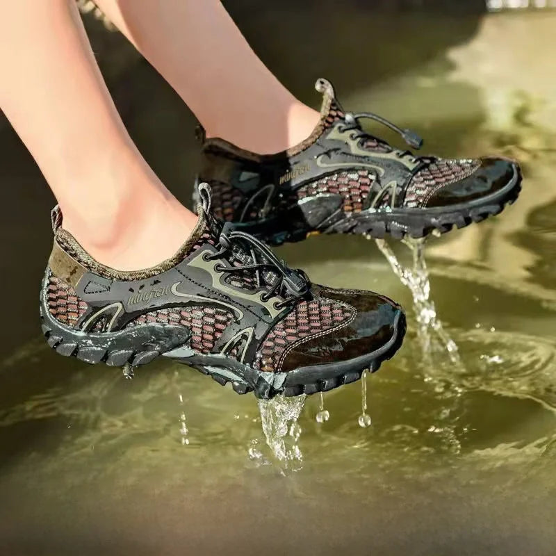 Herren Sommer Mesh Wanderschuhe – Leicht, atmungsaktiv, schnelltrocknend