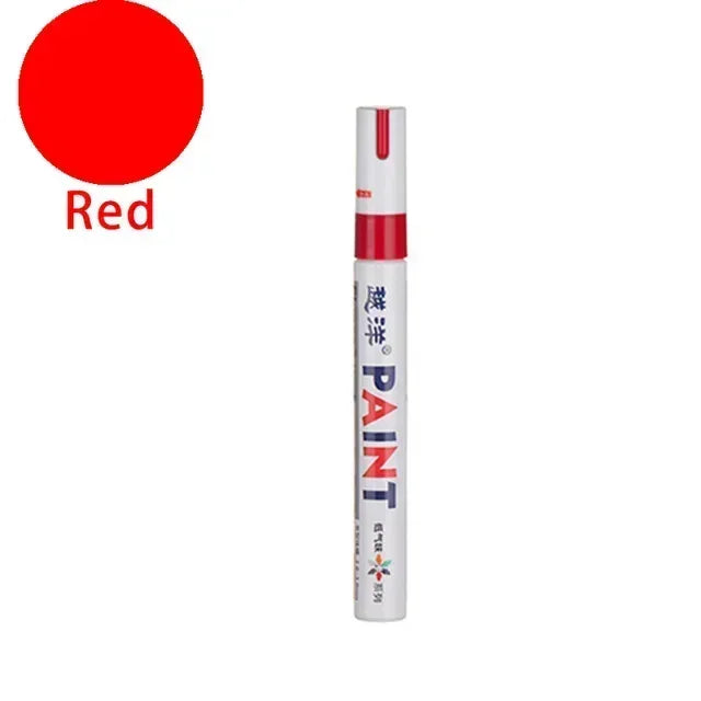 Wasserfester Lackmarker – Permanent, für Reifen, Metall, Glas, Holz & mehr | 12 Farben