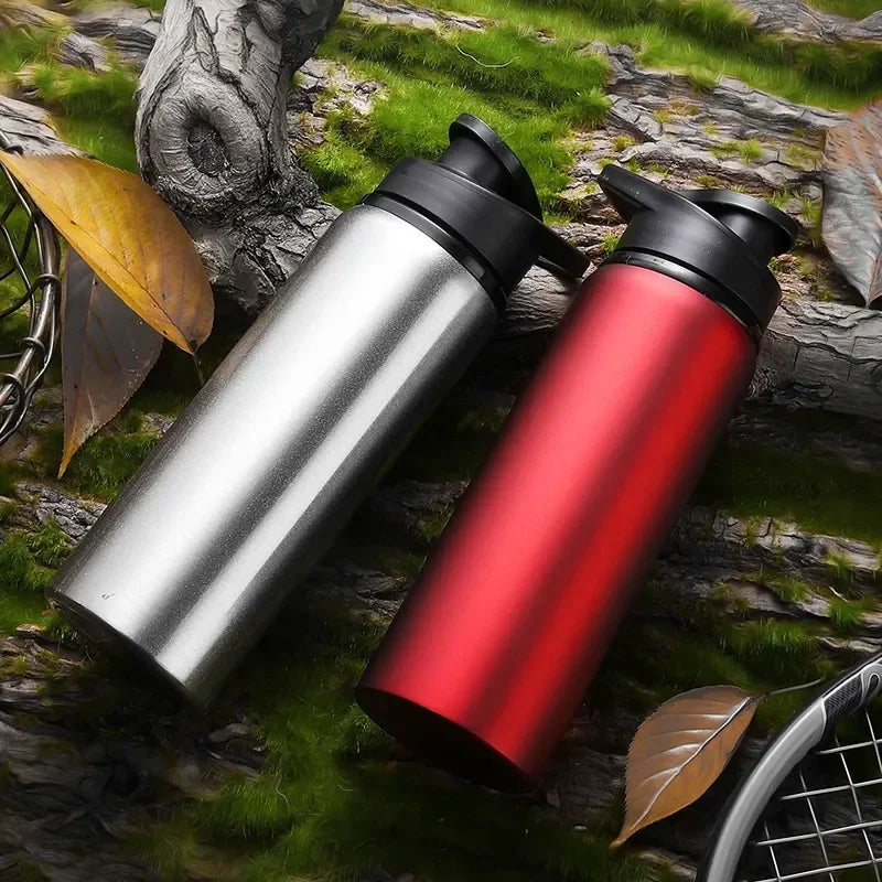 Aluminium-Trinkflasche 600 ml – Auslaufsichere Sportflasche für Outdoor & Reise