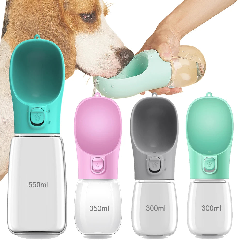 Portable Hundetrinkflasche – Auslaufsicher für Hunde & Katzen
