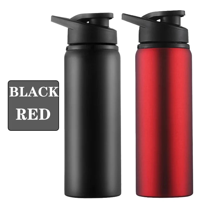 Aluminium-Trinkflasche 600 ml – Auslaufsichere Sportflasche für Outdoor & Reise