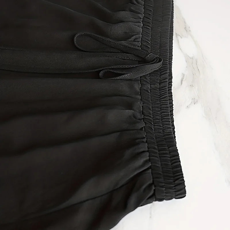 Damen Yogahose – High-Waist, Wide-Leg mit Schlitz, locker & stylisch