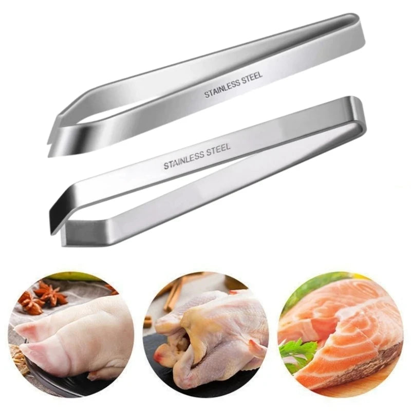 Edelstahl-Fischgräten-Pinzette – Präzise Grätenzange für Küche & Fisch