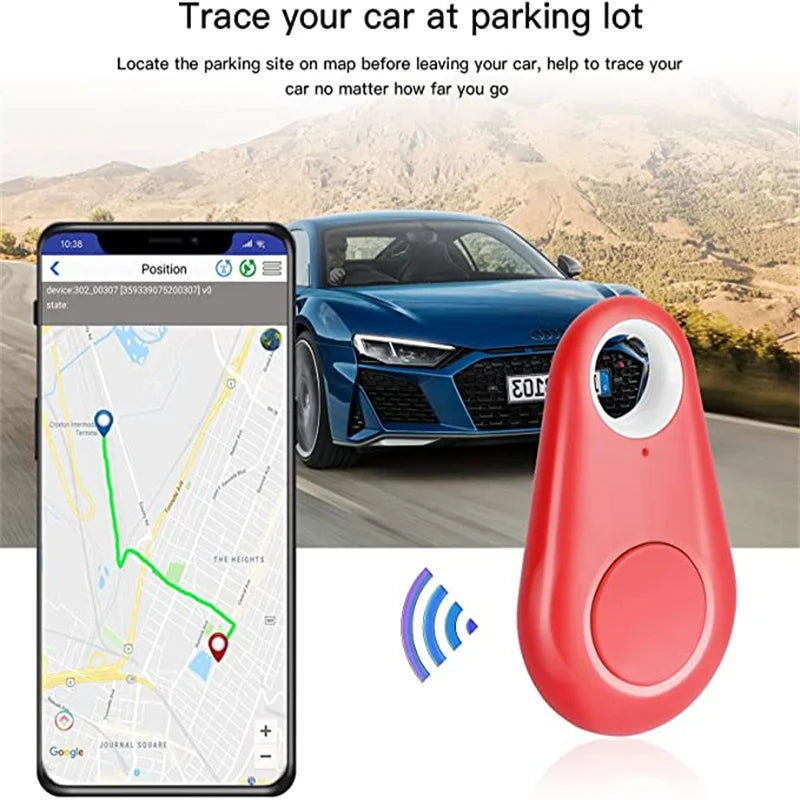 Bluetooth GPS Tracker für Haustiere – Mini Anti-Verlust Ortungsgerät für Hund, Katze & mehr