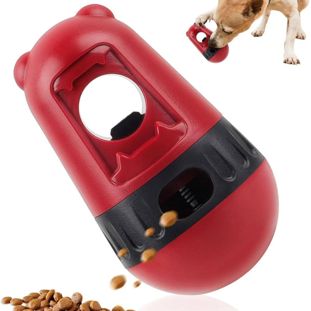Slow Feeder Ball für Hunde – Verstellbares Puzzle-Spielzeug mit Leckerlifächer (S/M/L)