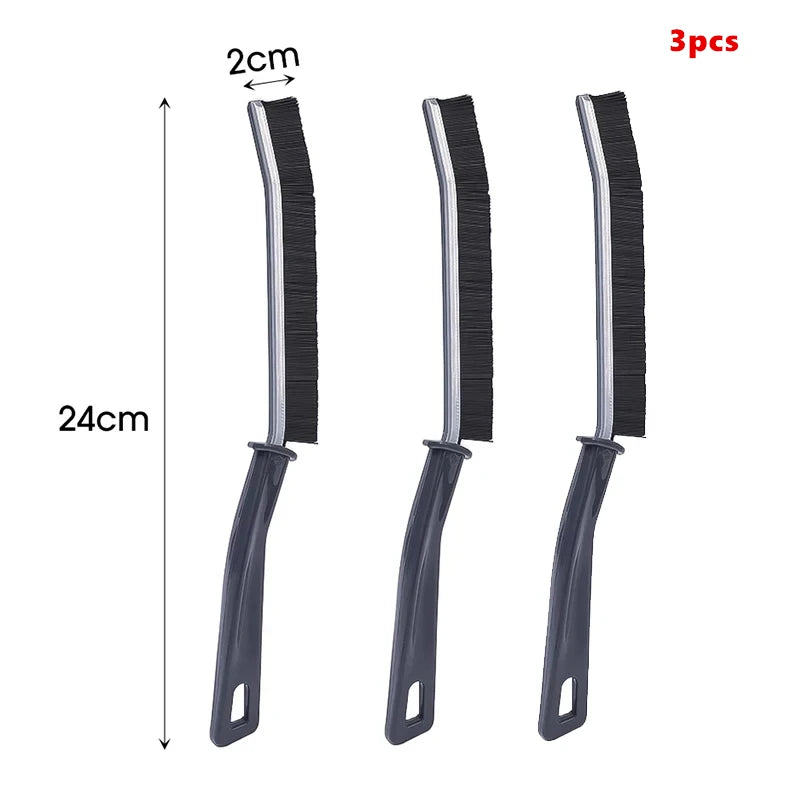 Fugenbürste für Fliesen, Fenster & Küche – Steife Nylonborsten (1er, 3er, 5er Set)