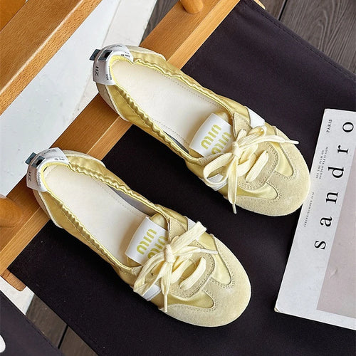 Damen Casual Sneakers – Leichte Ballet Flats für Sommer