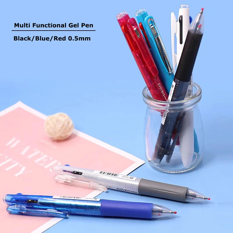 Zebra Sarasa 3-in-1 Gelstift – Japanischer Multifunktionsstift für Büro & Schule
