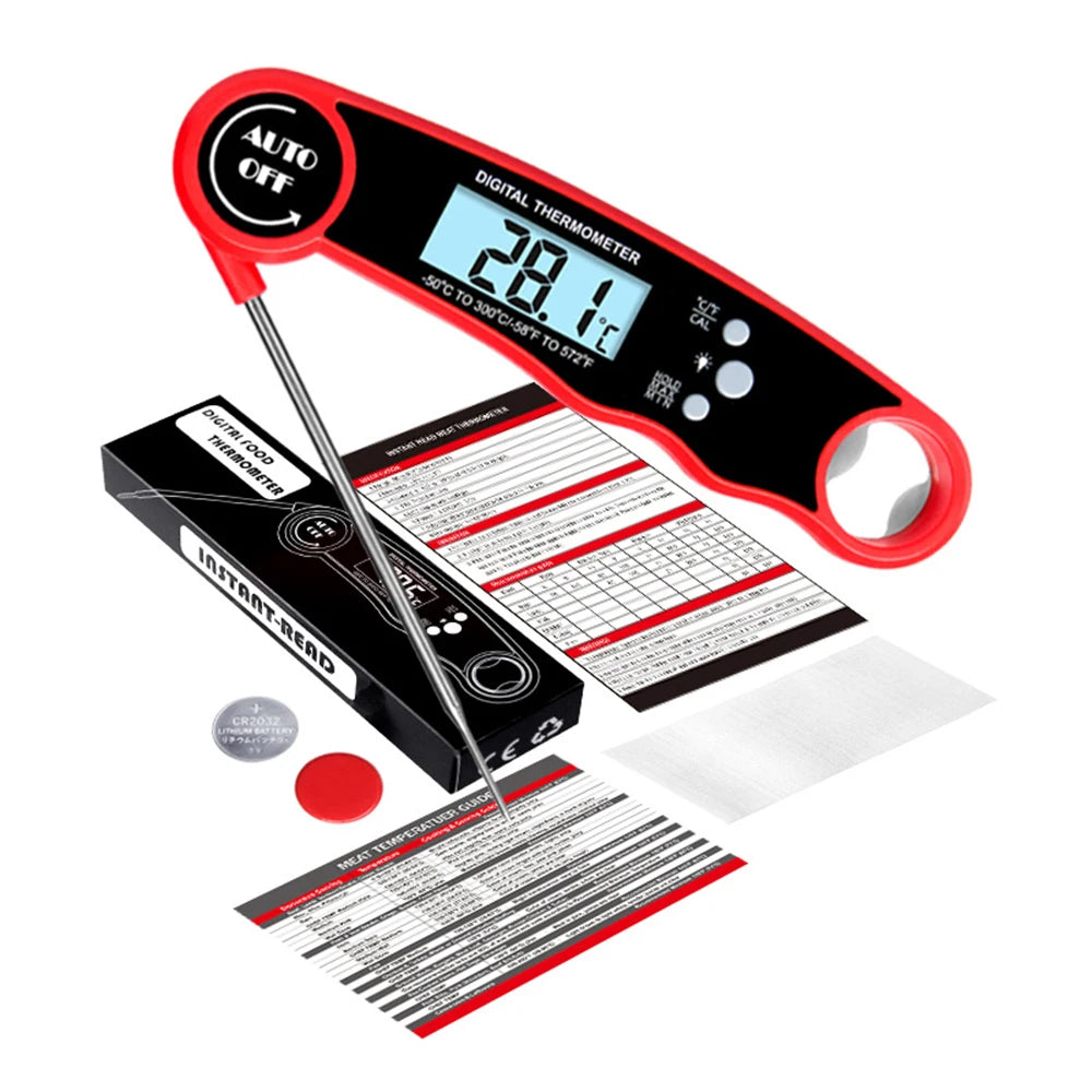 Digitales Fleischthermometer – Sofortanzeige Küchen- & BBQ-Thermometer