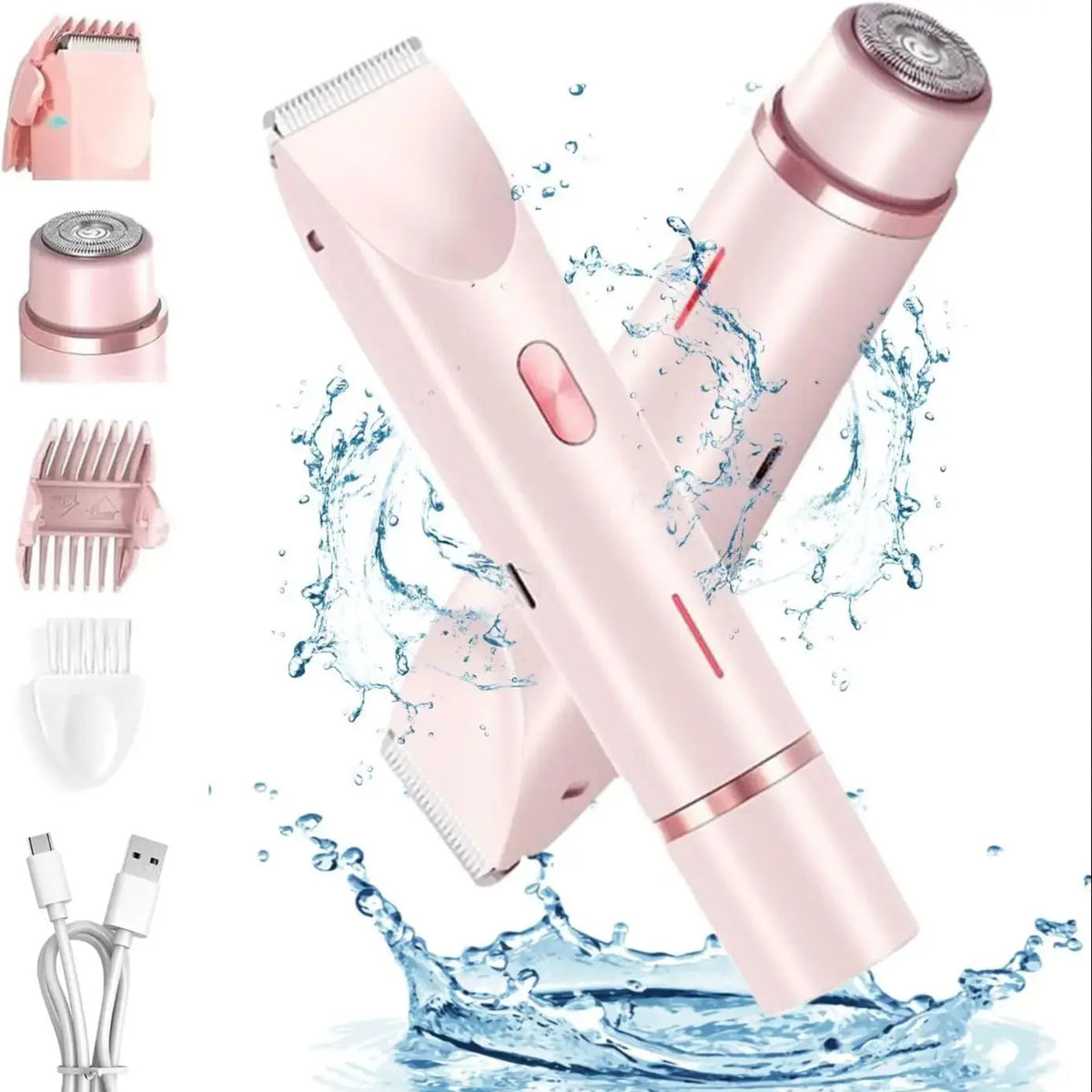 2-in-1 Damen Epilierer & Rasierer – Wasserdicht & Schmerzlos