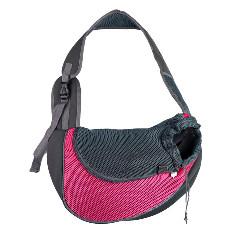 Haustier Tragetasche – Atmungsaktive Schultertasche für Hunde & Katzen