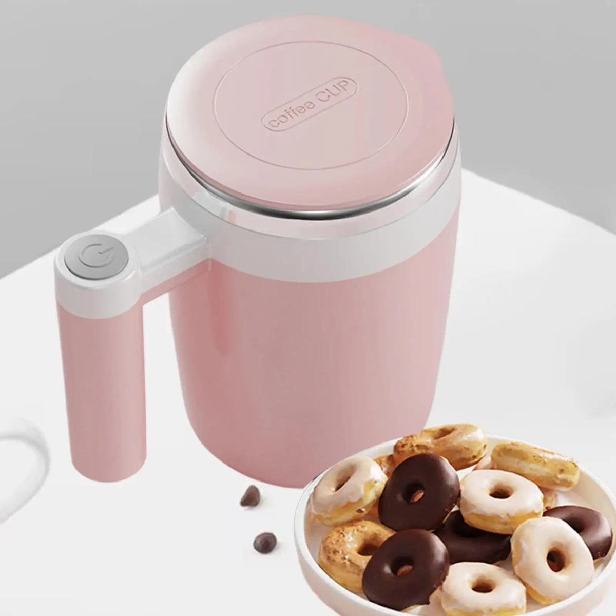 Selbstrührender Kaffeebecher 400ml – Elektrisch, USB-C, mit Deckel